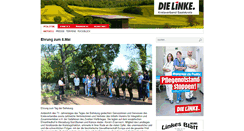 Desktop Screenshot of dielinke-saalekreis.de